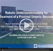 Robotic Ureteroureterostomy for Treatment of a Proximal Ureteric Stricture