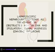 Laparoscopic nephroureterectomy as treatment in obstructed hemivagina and ipsilateral renal agenesis (OHVIRA) syndrome