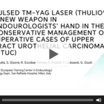Pulsed TM-YAG laser (Thulio®): a new weapon in endourologists’ hand in the conservative management of imperative cases of Upper Tract Urothelial Carcinoma (UTUC)