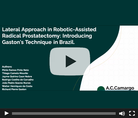 Lateral Approach in Robotic-Assisted Radical Prostatectomy: Introducing Gaston’s Technique in Brazil
